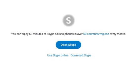 Skypeのアクティベーション