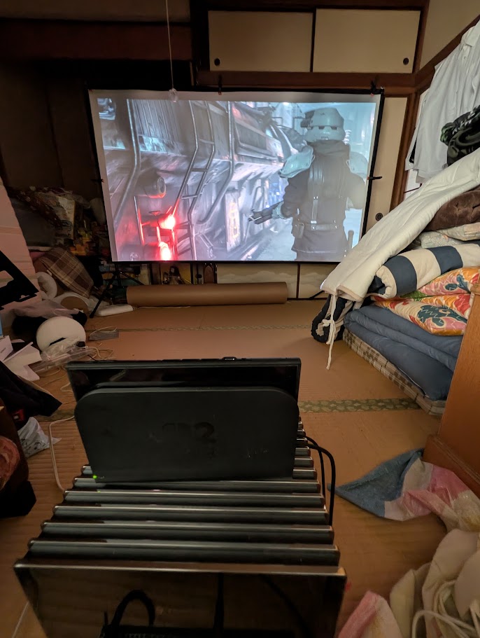 Switch 2とValerion Pro2でファイナルファンタジーVII リメイクをプレイ中