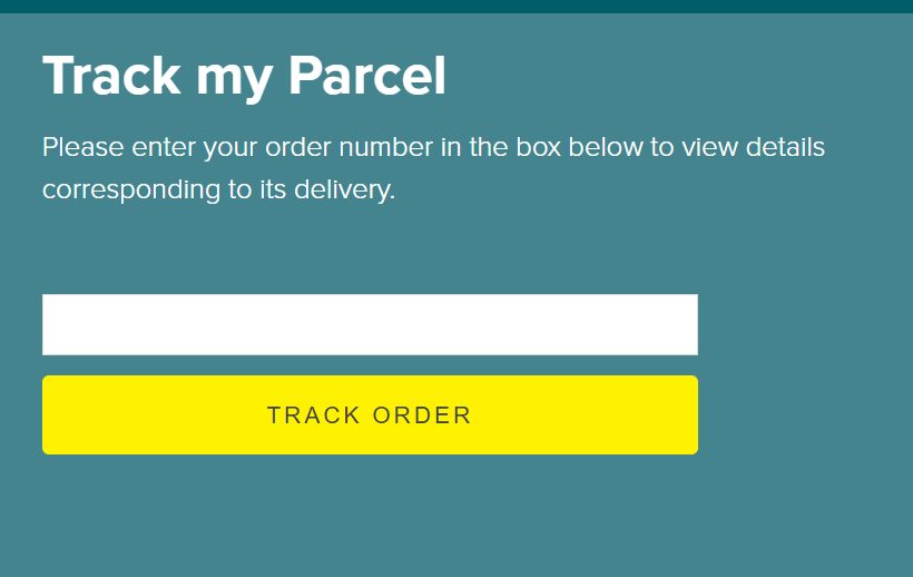 asendia / wnDirect の Track ORDER 入力画面
