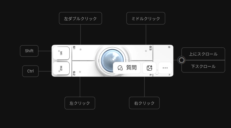 Keychron Nape Proのボタン割り当て設定（2日目時点）