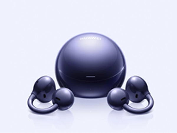 ジュエリーボックスのように開くHUAWEI FreeClip 2 Sの充電ケース