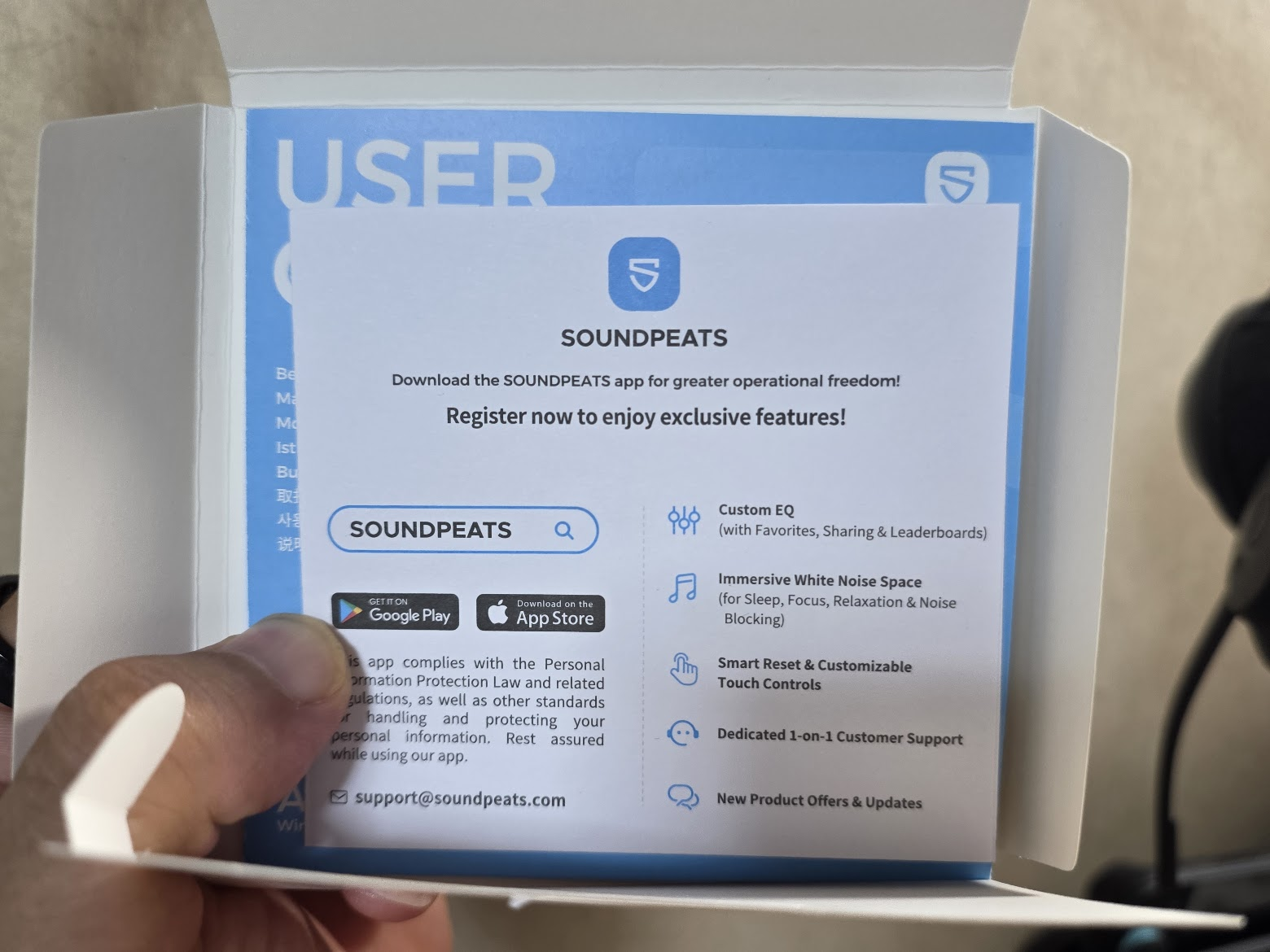 SOUNDPEATS Air6 Proの説明書