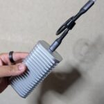 付属のUSB Type-Cケーブルを接続したD1 SSD Pro