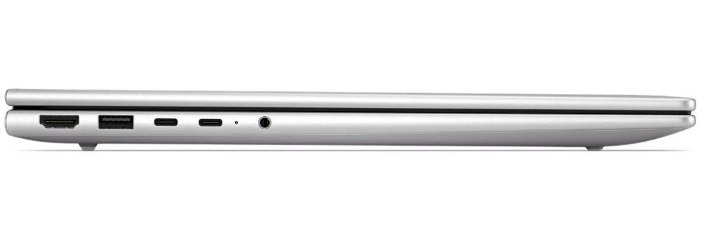 HP ProBook 4 G2a 16 AI PCの左側面(HDMI、USB-A、USB-C×2、ヘッドホン端子)