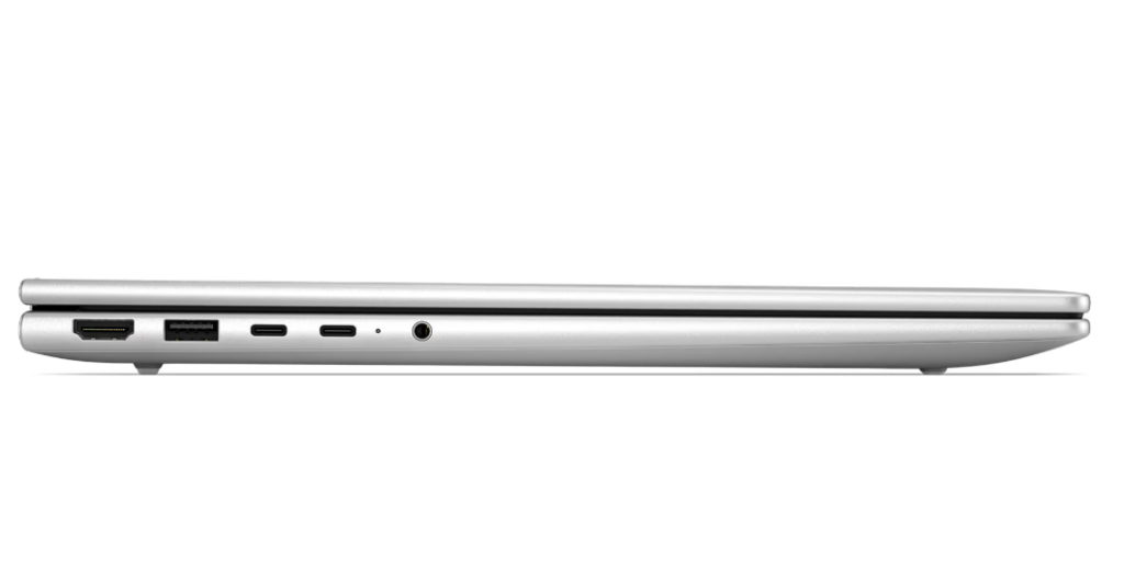 HP ProBook 4 G2i 16 AI PCの左側面(HDMI、USB-A、USB-C×2、ヘッドホン端子)