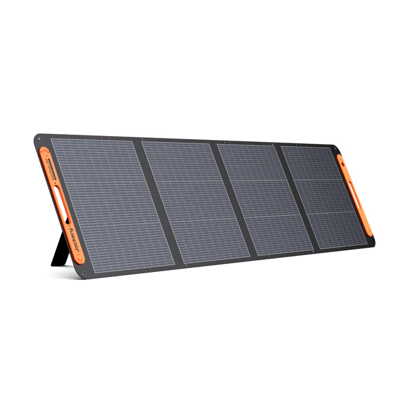 Jackery SolarSaga 200Wを立てかけた状態の商品画像